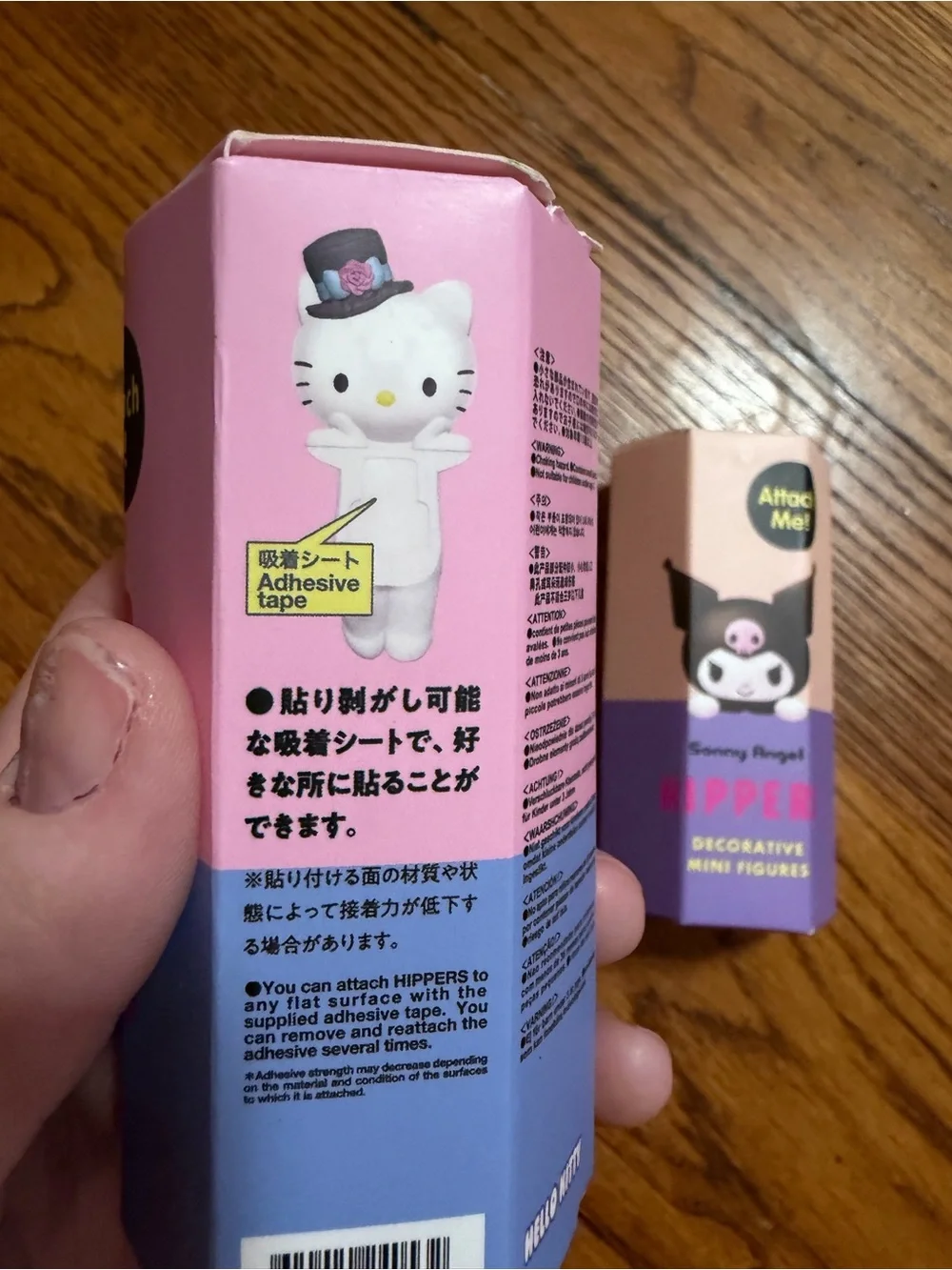 Sonny Angel Hipper Plastic Decorative Mini Figures Hello Kitty and Kuromi